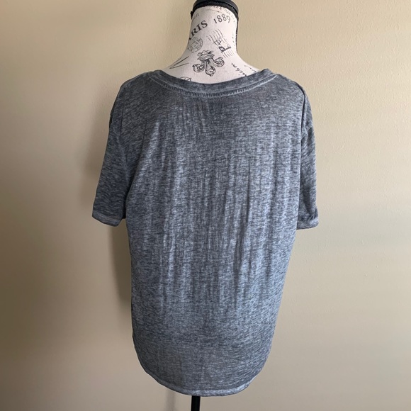 Fifth Sun Gray Short Sleeve Graphic “Coffee Because Adulting Is Hard” Shirt XL - Picture 7 of 10